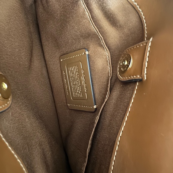 💕Beautiful💕 COACH Sage Series Crossbody monogram signature handbag purse - Picture 9 of 16